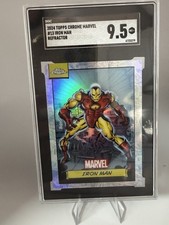 2024 TOPPS CHROME MARVEL REFRACTOR #13 IRON MAN SGC 9.5 NOT PSA picture