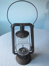 antique  Pritchard Strong Tiger kerosene  lantern w/Rayo  No 0  Hot Blast globe picture