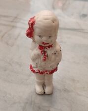 Antique Bisque Doll Little Girl Figurine 2.5