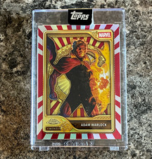 2026 Topps Chrome Marvel Mint ADAM WARLOCK Red Refractor Parallel 2/5 SSP #002 picture