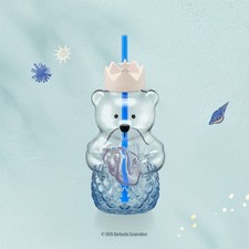 Authentic Starbucks Siren the Muse Bearista Glass Cold Cup Asia Exclusive picture