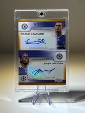 Topps Chrome 24/25 - Lampard & Drogba - /25 Double Autograph - Chelsea picture