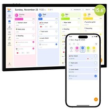 ZICALSTAR Digital Calendar 15.6-inch Digital Wall Planner Chore Chart Touchscree picture