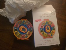 2010 Hallmark The Zoo Keeper Says See 'N Say Fisher Price Ornament Toy Magic (N) picture