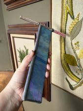 Vintage Stained Glass Kaleidoscope Handcrafted Optical Art picture