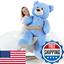 Morismos Giant Teddy Bear Stuffed Animal 4 Feet51 Big Teddy Bear For Girlfriend picture