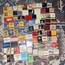 Vintage Advertising Matchbooks & Matchcovers Large Mixed Lot Hotels Railroad picture