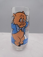 Porky Pig Looney Tunes 1979 Pepsi Bugs Bunny Vintage Collector Series Glass picture