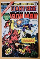 Giant-Size Iron Man #1 VG+ (4.5) 1975, Ditko- Reprint Marvel Comics 10/75 picture