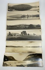 Antique vintage Lake Wliloughby Vermont Panoramic RPPC real photo postcards  picture