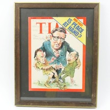 Mort Drucker Signed Autographed TIME Magazine August 1975 Framed Cover picture