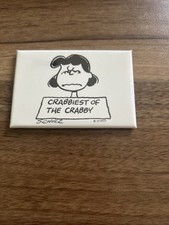Peanuts Lucy Crabbiest Of The Crabby Magnet Vintage picture