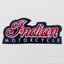 Vintage Large Indian Motorcycle Iron On Patch Embroidery Patch 10