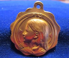 Vintage/Antique HNS Medal Bureau of the Holy Name Society Patent June 9, 1909 picture