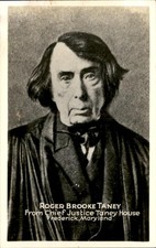 Roger Brooke Taney portrait c1950s-60s Real Photo Vintage Postcard picture