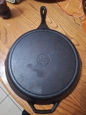 Vintage Lodge No. 12SK Cast Iron Skillet Made in USA 13.5” Great Condition  picture