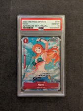 2022 ONE PIECE OP01-ROMANCE DAWN ALTERNATE ART-ERRATA BETA #016 NAMI PSA 10 picture