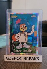 Topps 2025 Topps Chrome SpongeBob SP Night Shift Manager #27 Sandy Cheeks Card picture
