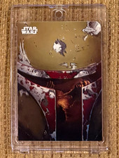 2024 Topps Star Wars Chrome Reflections Boba Fett Card R-5: ungraded, excellent picture