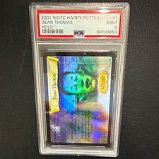 2001 WOTC Harry Potter #1 Dean Thomas Holo PSA 9 Wizards of the Coast picture