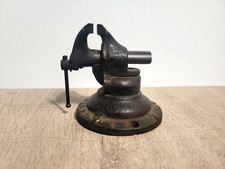 Vintage PHOENIX Homer NY Cast Iron Miniature Vise w/ Stand SALESMAN SAMPLE picture