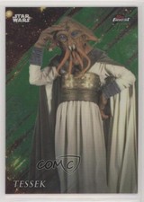 2018 Topps Finest Star Wars Green Refractor 52/99 Tessek #89 0ad picture