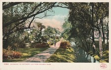 Malden Massachusetts Antique Postcard Entrance To Coytmore Lea Park picture