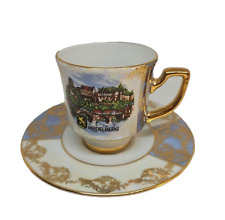 Unique Winterling Kirchenlamitz Bavaria Heidelberg Scenery Tea Cup And Saucer picture