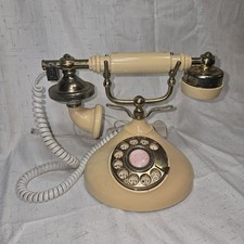 1970 Authentic Vintage French Style Rotary Phone Radio Shack Model Num 43-3260 picture