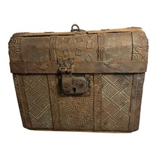 Antique Early 19th Century Mexican Folk Art Box picture