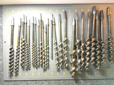 Vintage Lot Of 24 antique Brace Auger Bits Nice  Estate Find Mixed Lot KN picture