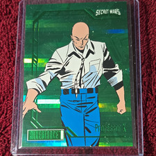 Upper Deck Marvel Secret Wars 1984 Allegiance Green Racer #14 Professor X 5/5 picture