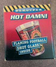 Dekuyper Hot Damn Shot Glass In Original Box picture