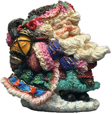 Vintage 1997 Crinkle Claus British Jubilee Santa Figurine 659027 Possible Dreams picture