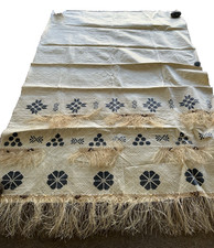 Pacific VINTAGE TONGA WOVEN PANDANUS MAT 73