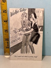 1941 Pinup Mutoscope Exhibit Card:  Oh look isn't that a pretty Ring