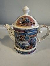 James Sadler Mallard LNER Steam Train Teapot Vintage Railway Collectible picture