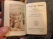 4J- 1947 edition FUHRER ZUM HIMMEL german language large print pocket size picture
