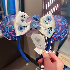 Disney authentic 2024 Stitch ear headband disneyland exclusive picture