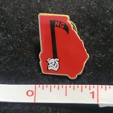 Georgia Bulldogs NG gold tone Lapel Pin Hat Vest Union Made USA picture