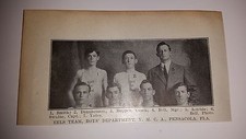 Eels Boys' Department Pensacola Florida 1911-12 Basketball Team Picture RARE picture