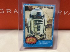 RARE 1977 Star Wars Scanlens #3 R2D2 lovely card picture