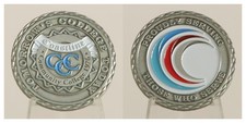 Coastline Community College Those Who Serve Challenge Coin 3#A picture