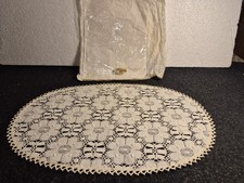 Genuine Nottingham Lace Made In Great Britain Set Of 8 Placemats.  11