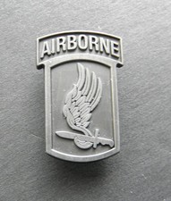 US ARMY 173rd AIRBORNE BRIGADE PEWTER LAPEL HAT PIN BADGE 1 inch APPROX picture