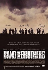 Band of Brothers Poster Autographed by Don Malarkey, Ed Tipper & Earl McClung picture