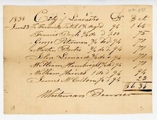 1845 Lancaster PA Mill Closure Claim by Abraham Lehman to Water Committee picture