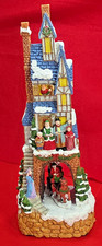 Vtg CBK Country Chorus Lighted Musical Christmas Tudor Village House w/Box Tall picture