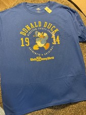 Disney Donald Duck Walt Disney World Blue T-Shirt, Unisex Adult XL BNWT  picture