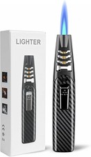 Torch Lighter, Butane Lighter, Windproof Adjustable Big Jet Flame Butane Torch picture
